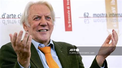 Muere El Actor Donald Sutherland De Los Juegos Del Hambre