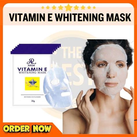 ORIGINAL ARON VITAMINE E WHITENING MASK 30G MASK WHITENING SKIN FACE