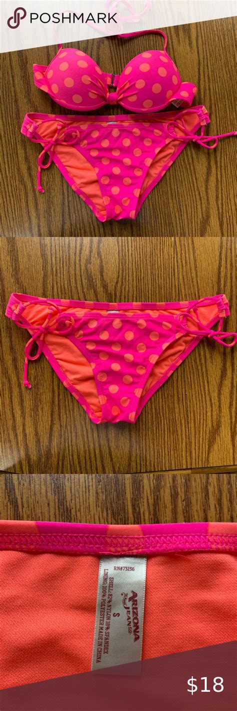 Arizona Bikini Set Size Small Arizona Push Up Both Top And Bottom Are