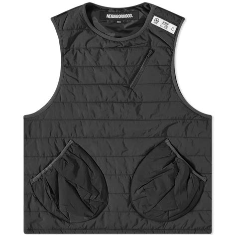 Neighborhood Puff Tactical Vest Black End Jp