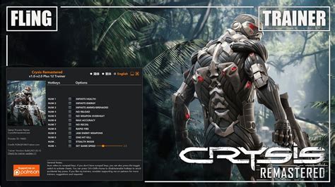 Crysis Remastered V10 V20 Plus 12 Trainer Fling Flingtrainer Youtube