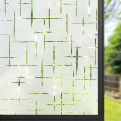 rabbitgoo Window Privacy Film, Light Blocking Frosted Glass Covering