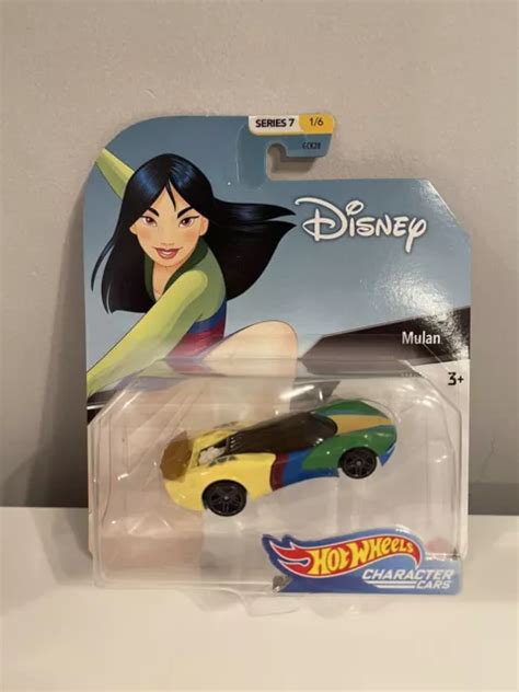 RARE DISNEY HOT WHEELS MULAN Character Cars PIXAR IMPORT Car Toy Girls Princess PicClick UK