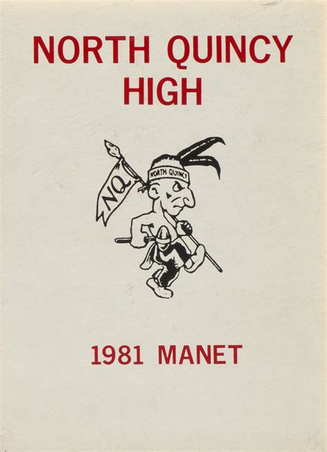 1981 yearbook from North Quincy High School from Quincy, Massachusetts