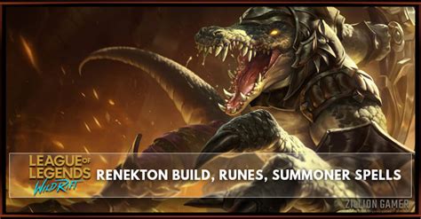 Lol Wild Rift Renekton Build Runes Abilities Matchups Zilliongamer