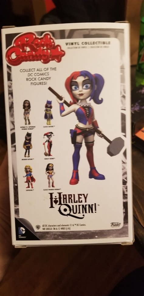 Funko Rock Candy Dc Comics Harley Quinn Red Blue Limited Edition 889698102759 Ebay