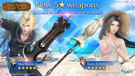 FFVII Ever Crisis Gets Aerith Sunny Robe Swimsuit And Sun Umbrella