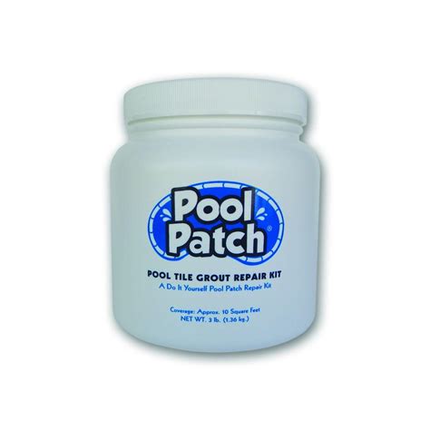 Pool Patch 3 Lb White Pool Tile Grout Repair Kit Ptgrw3 The Home Depot