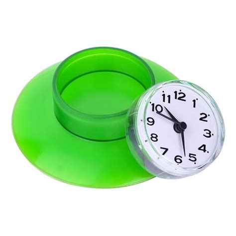 Fdit Horloge Quartz Salle De Bain Cuisine Miroir Aspiration Horloge