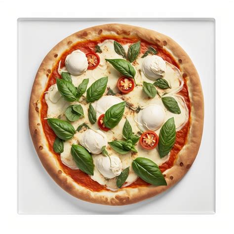 Premium Photo Naples Pizza With Mozzarella And Tomato