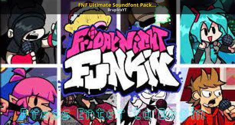 Fnf Ultimate Soundfont Pack Cancelled Friday Night Funkin Modding