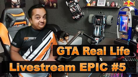 Livestream Epic 5 GTA Real Life Cu FLOCEA GAINAT RoadTo100k YouTube