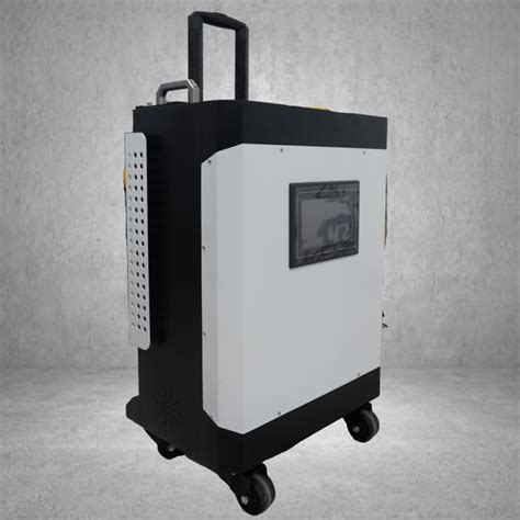 Small Backpack Type Fiber Laser Pulse Handheld Laser Cleaning Machine