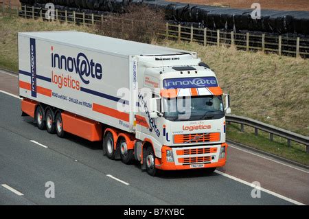 Volvo Fh Truck With Refrigerated Trailer Stewarts Of Tayside Stock