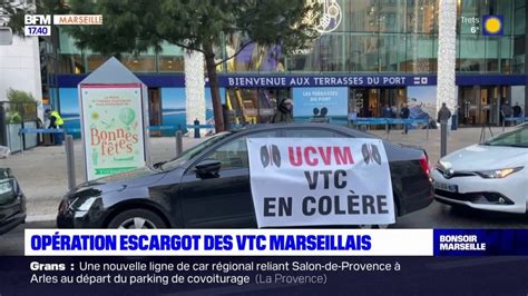 Marseille une opération escargot des chauffeurs VTC