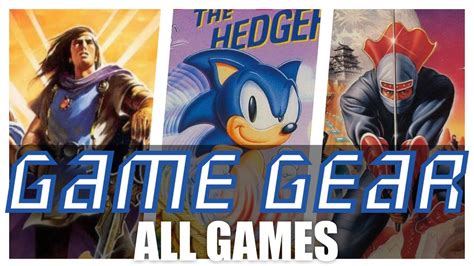 All Sega Game Gear Games Youtube