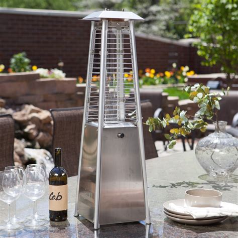 Az Patio Heater Stainless Steel Glass Tube Tabletop Heater Patio