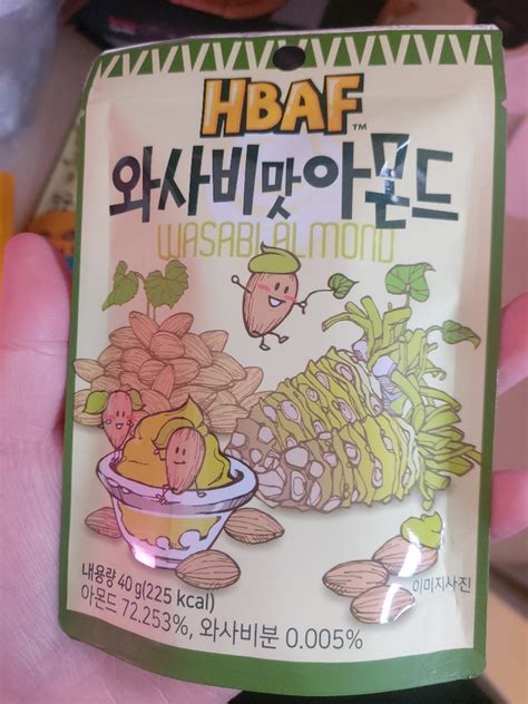 2 1 바프 와사비맛아몬드40g 배민스토어