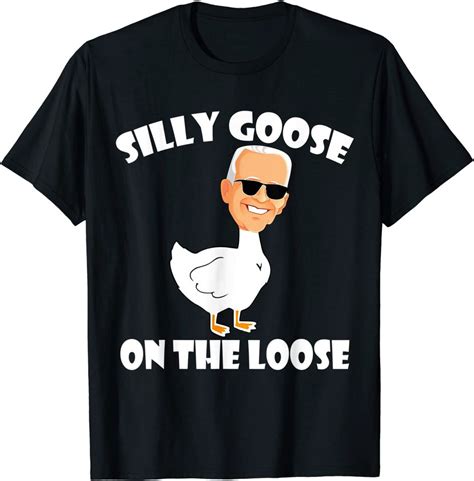 Silly Goose On The Loose Vintage Funny Saying T Shirt Sold By Persis Notary Sku 453458 25