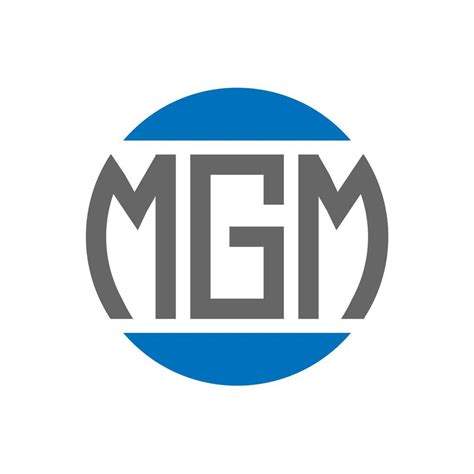 MGM letter logo design on white background. MGM creative initials ...