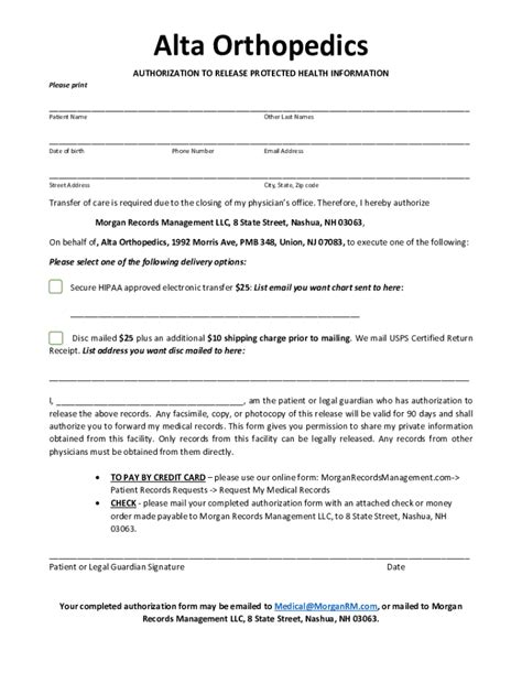 Fillable Online Sutter Health Medical Release Request Form Fax