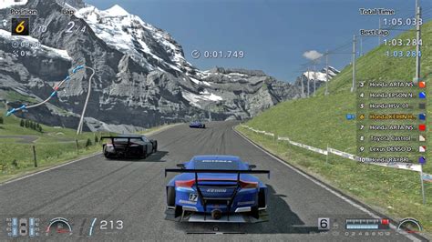 GT6 Honda KEIHIN HSV 010 2012 Top Speed Eiger Nordwand Short Track