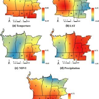 Spatial Distribution Of Local Coefficients In GWR Model Summer