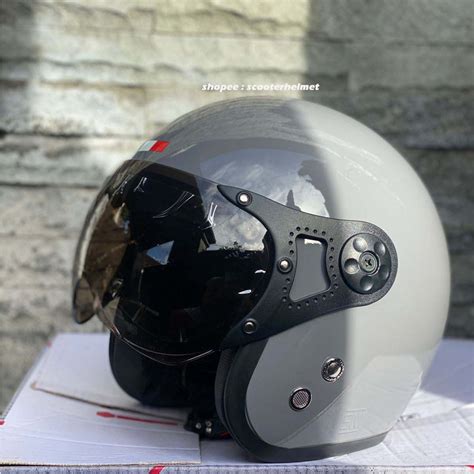 Jual Helm Vespa Gorilla Gloss Visor Shopee Indonesia