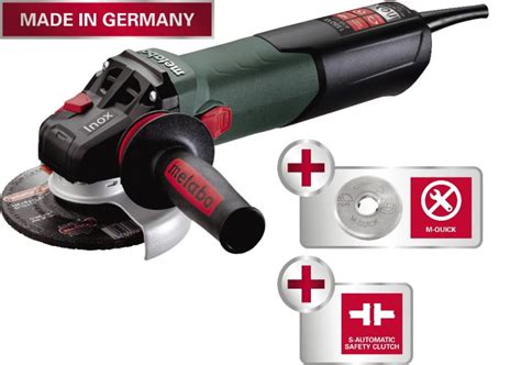 Angle Grinder WEV 15 125 Quick Inox Metabo Stokker Tools Machinery