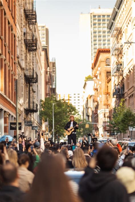 Ed Sheeran Celebrates Trial Victory With Pop Up Soho Concert