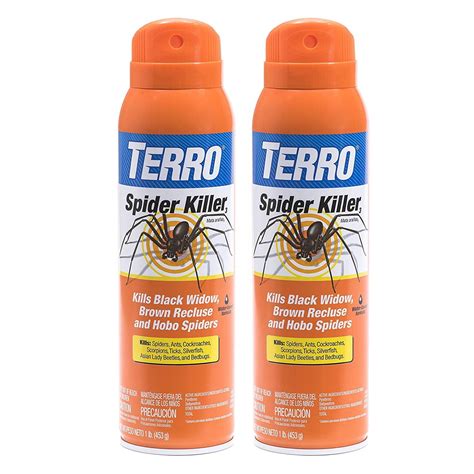 Terro 16 Oz Spider And Ant Roach Killer Aerosol Spray 2 Bottles T2302 2