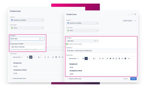 Issue Templates Agent For Jira