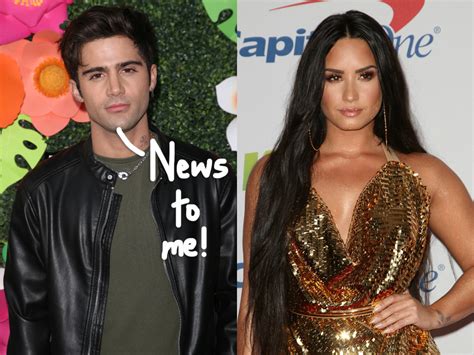 Max Ehrich Says He Learned About The Demi Lovato Split Through A Tabloid Huh Perez Hilton