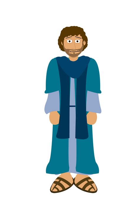 Cartoon Bible Character - Andrew 23251586 PNG