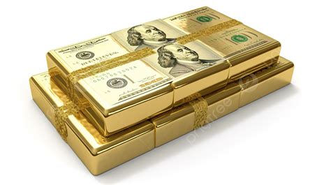 White Background Isolated D Render Of In Gold Currency Money