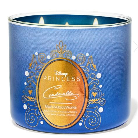 Bath Body Works Accents Bbw Disney Princess Cinderella Candle