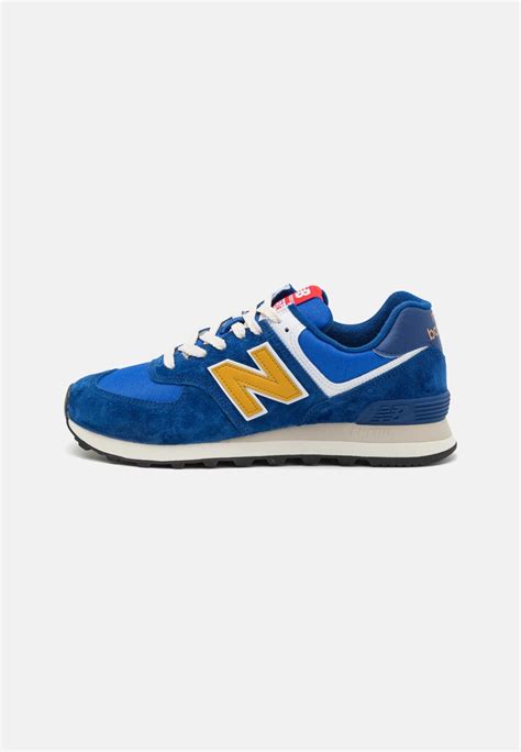 New Balance 574 Unisex Sneakers Basse Navy Gold Blu Zalando It