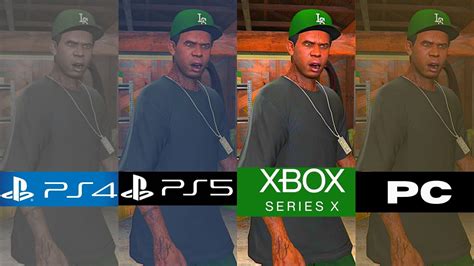 Gta 5 Ps4 Vs Ps5 Vs Xbox Series X Vs Pc 4k Gameplay And Graphics