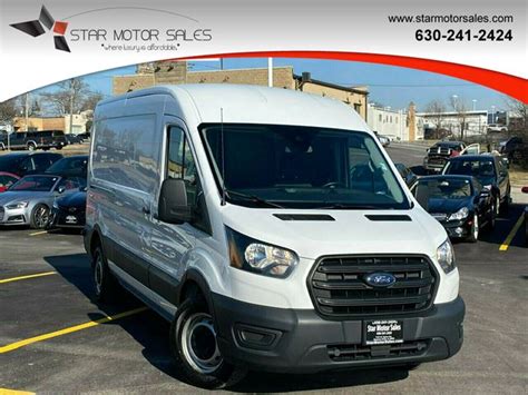 2020 Used Ford Transit Cargo Van T 250 148 Med Rf 9070 GVWR RWD At