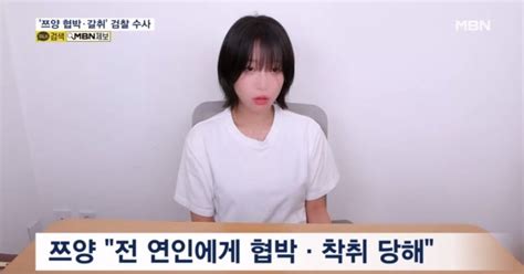 쯔양 4년간 전 연인에 폭행·착취검찰 사이버 렉카 수사