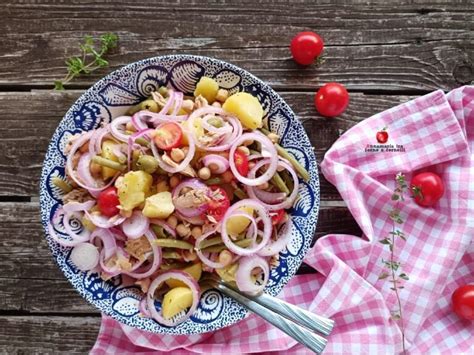 Insalata Di Tonno Patate E Ceci Stuzzicante E Appetitosa