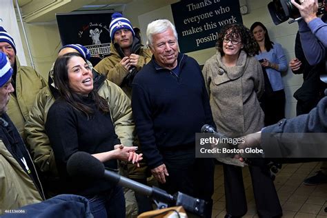 New England Patriots CEO Robert Kraft and Robyn Glaser, Vice... News ...