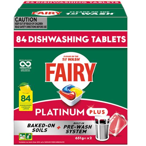 Fairy Platinum Plus Dishwashing Tablets 84 Pack Bunnings Australia