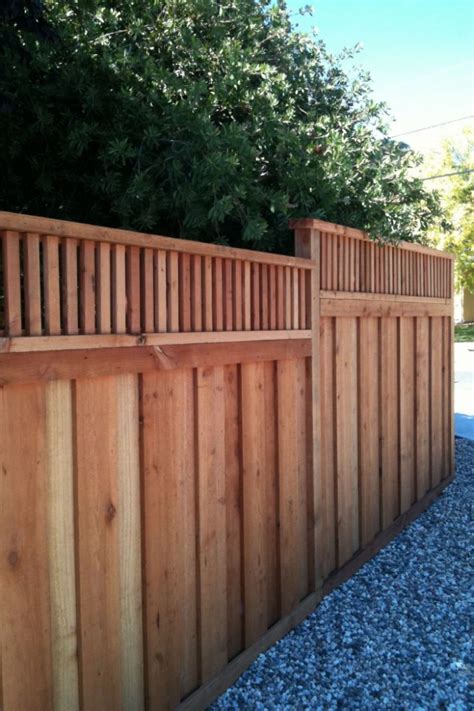 Home Redwood Fence Fence Design Fence