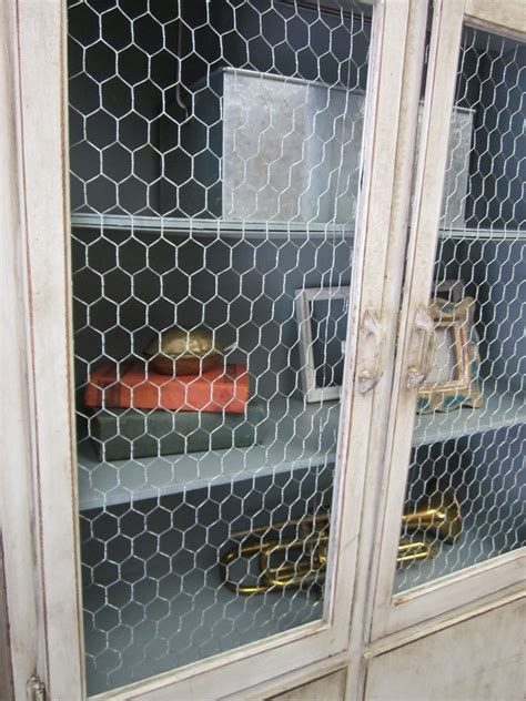 Cupboard Doors Option With Chicken Wire Chicken Wire Cabinets