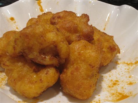 Curious Eats Fried Cauliflower With A Indian Style Curry Tempura