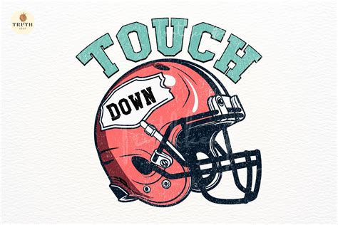 Vintage Touchdown Season Png Graphic By Truthkeep Creative Fabrica