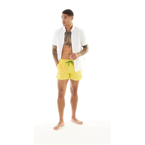 Buy Umbro Mens Dia Swim Shorts Yellow