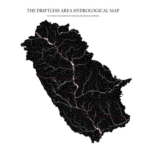 US Driftless Area Map - US River Maps