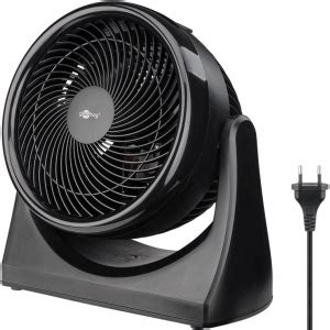 Goobay Zoll Bodenventilator Schwarz